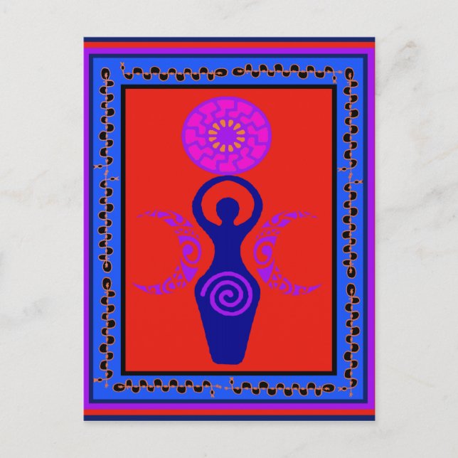 Triple Goddess Postcard (Front)