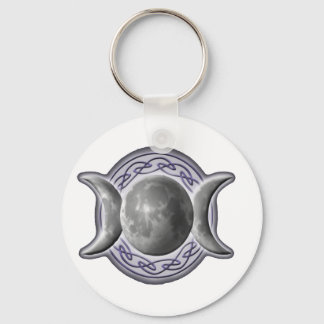 Triple_Goddess w/o Pentagram Key Ring