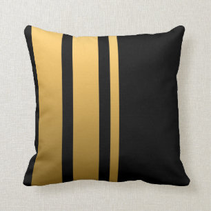 Triple Gold Stripe Cushion