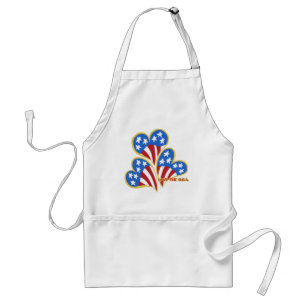 Triple Hearts USA Chef's apron