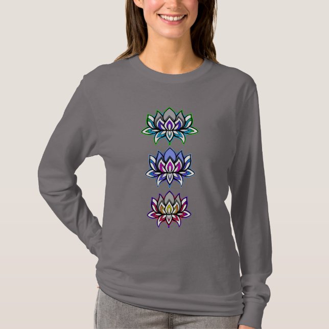 Triple Lotus Shirt  (Front)