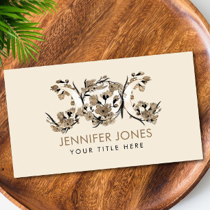 Triple Moon - Goddess - Golden Blossom Business Card