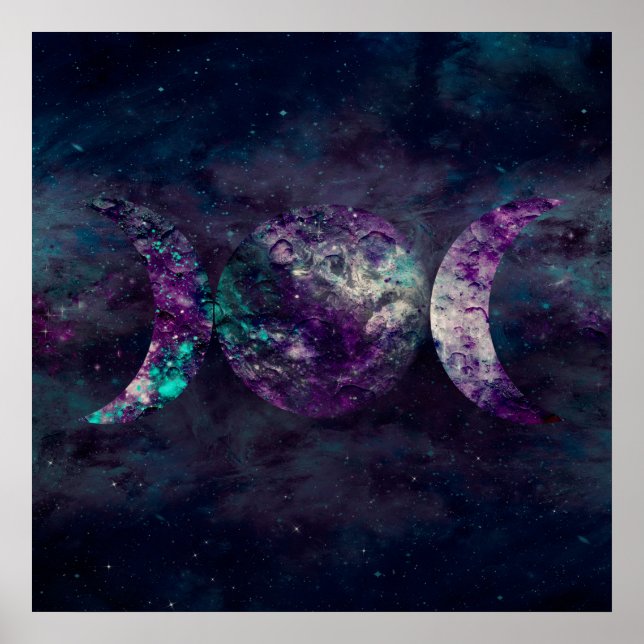 Triple Moon Goddess Luna Universe Poster (Front)