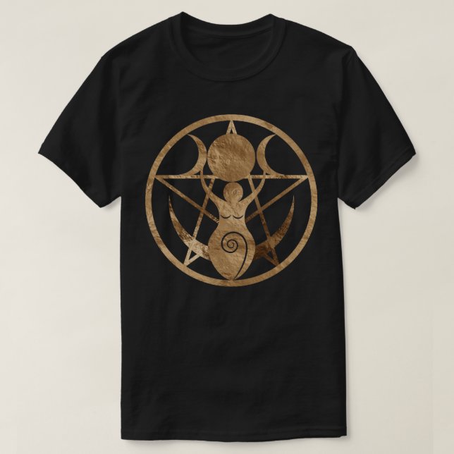 Triple Moon Goddess T-Shirt (Design Front)