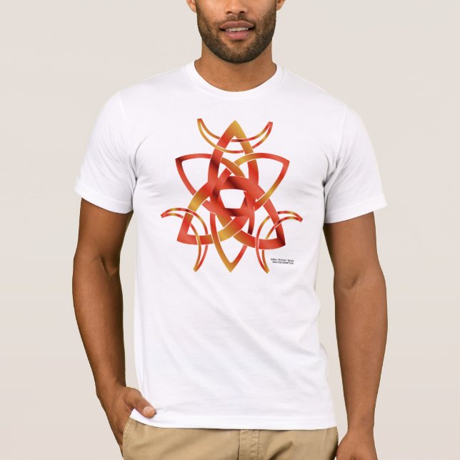 Triple Moon Knot Men's T-Shirt (Front)