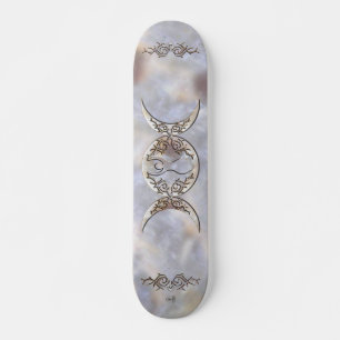 Triple Moon Moonstone Goddess Skateboard