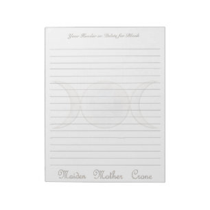 Triple Moon Notepad