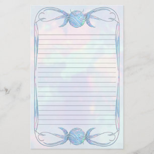 Triple Moon Opal Lined Stationery