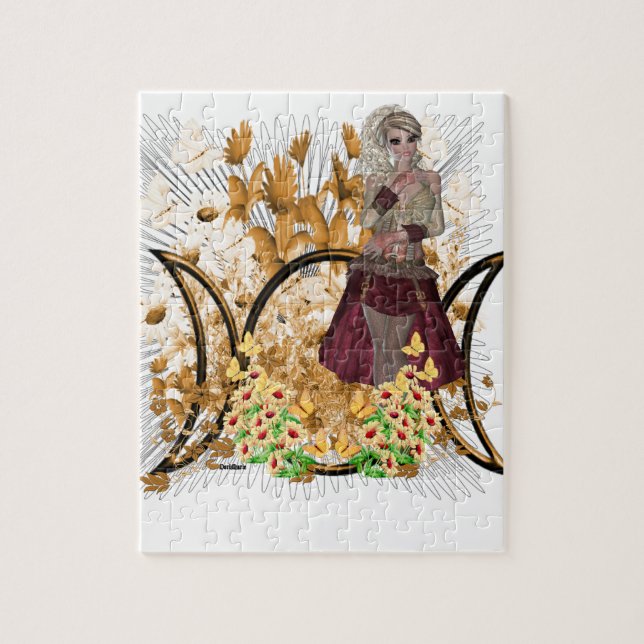 Triple Moon Series at Milla Of The Wind Jigsaw Puzzle (Vertical)