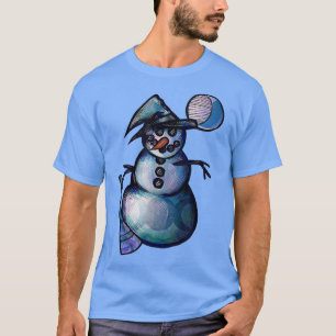 Triple Moon Snowman Snowwitch Snow Witch winter yu T-Shirt
