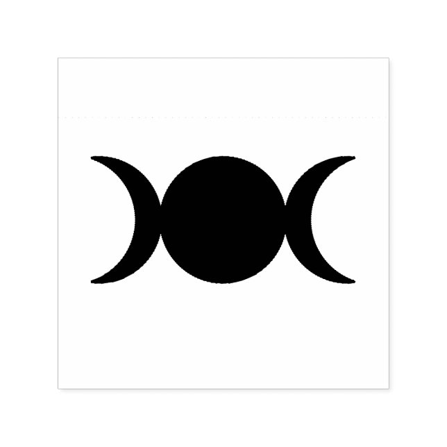 triple moon stamp  (Design)