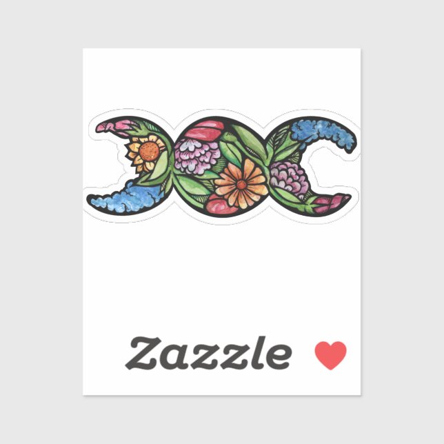 Triple Moon Symbol Bloom (Sheet)