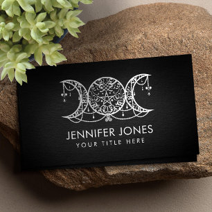 Triple Moon - Triple Goddess Ornament Business Card