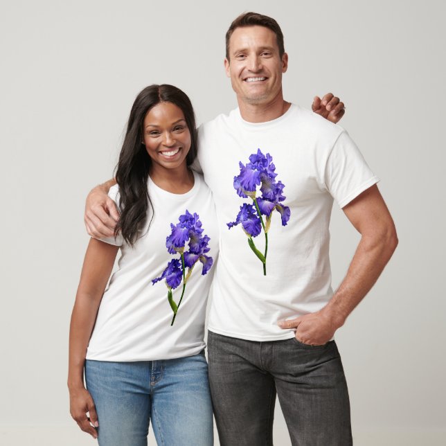 Triple Purple Iris T-Shirt (Unisex)
