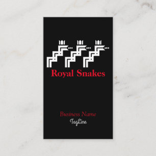 Triple Royal Snakes Business Card