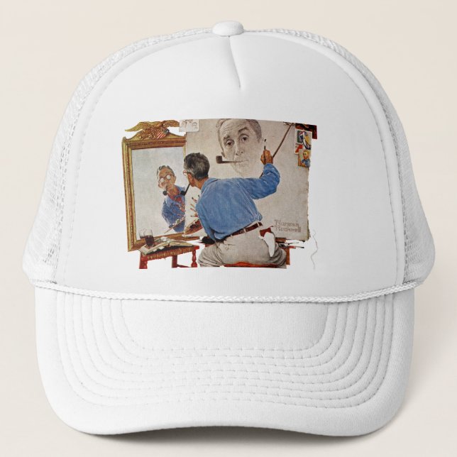 Triple Self-Portrait Trucker Hat (Front)