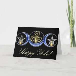 Triple Spiral Lunar Moon Card