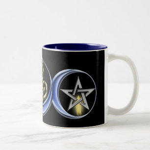 Triple Spiral Lunar Moon Mug