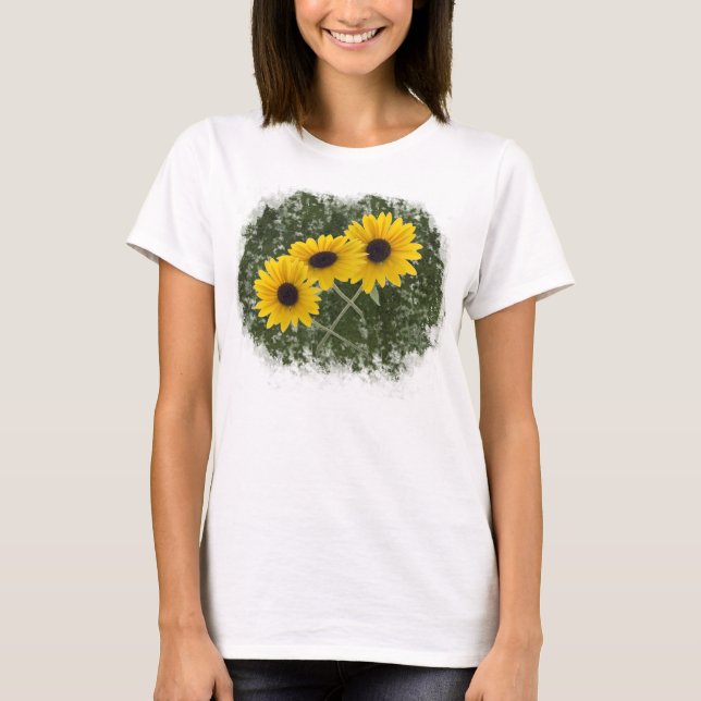 Triple Sunflower T-Shirt (Front)