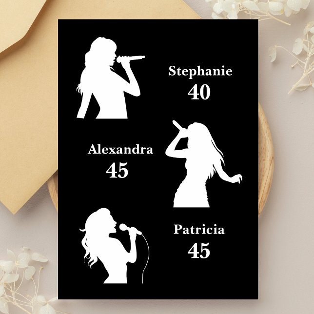 Triple the Fun Minimalist Black Joint Birthday Invitation (Creator Uploaded)