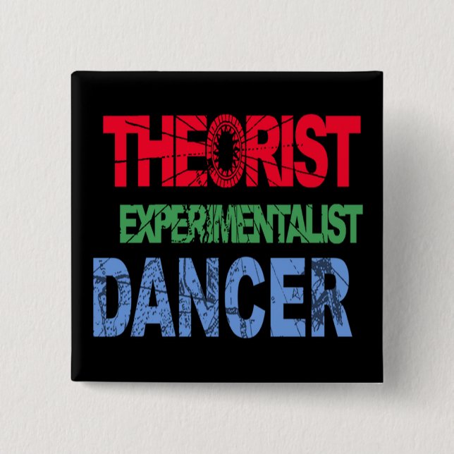 Triple Threat 15 Cm Square Badge (Front)