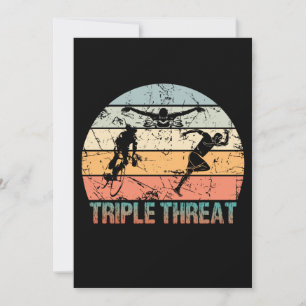 Triple Threat - Triathlon Athlete