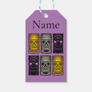 Triple Tiki Sculptures Thunder_Cove  Gift Tags