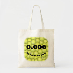 Triple Zero, 0.000, Flyball Budget Tote Bag