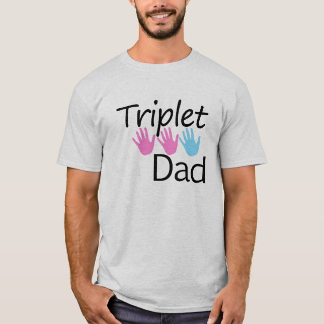 triplet dad shirt (Front)