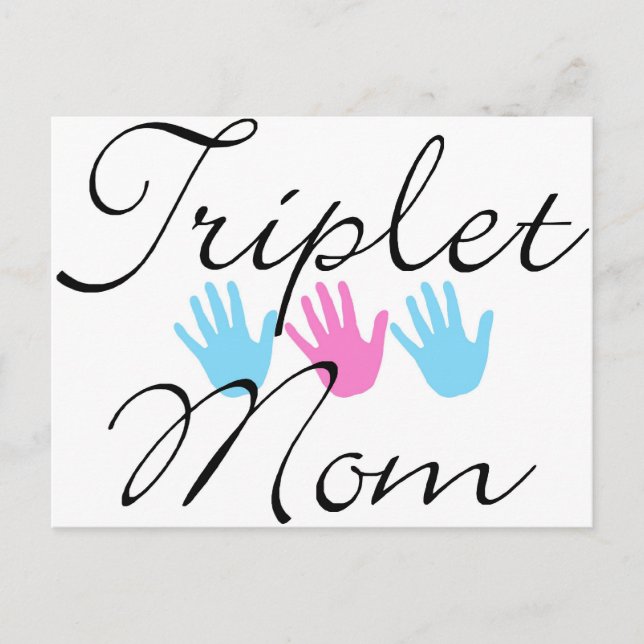 triplet mum postcard (Front)