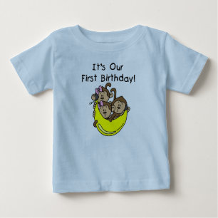 Triplets 1st - Two Girls One Boy Tshirts and Gifts
