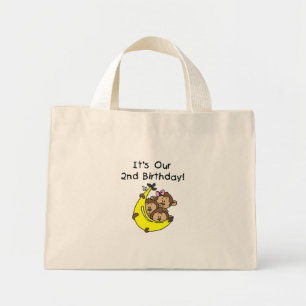 Triplets 2nd - Two Boys/ One Girl Tshirts Mini Tote Bag
