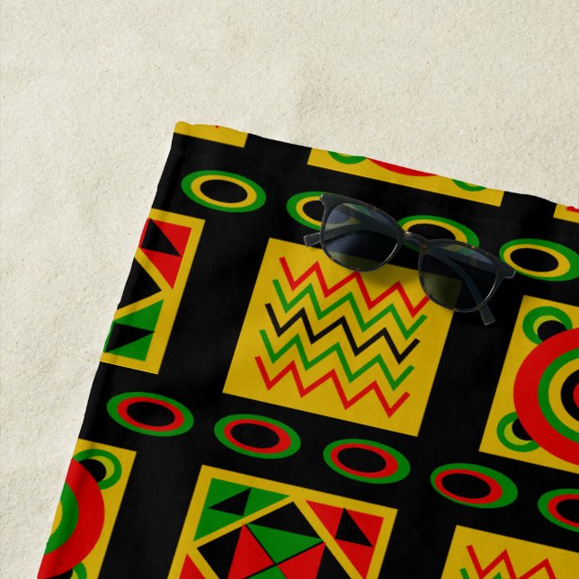 Triplets  beach towel (In Situ)