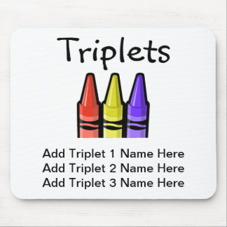 Triplets (Crayons) Mouse Pad