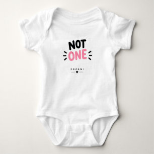Triplets Matching Vest – NOT 1 Baby Bodysuit