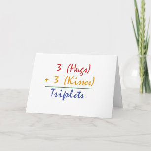 Triplets Math Card