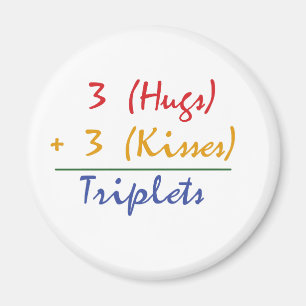 Triplets Math Magnet