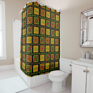 Triplets shower curtain