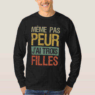Triplets & Three Girls Mum T-Shirt
