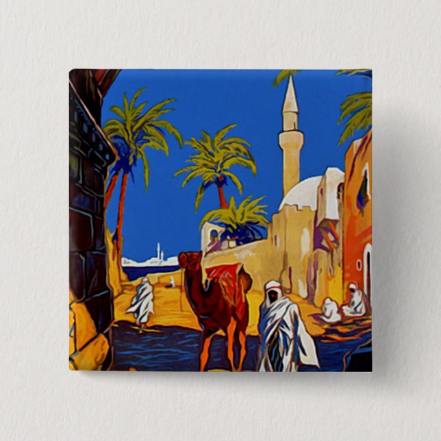 Tripoli - Libia (Libya) 15 Cm Square Badge (Front)