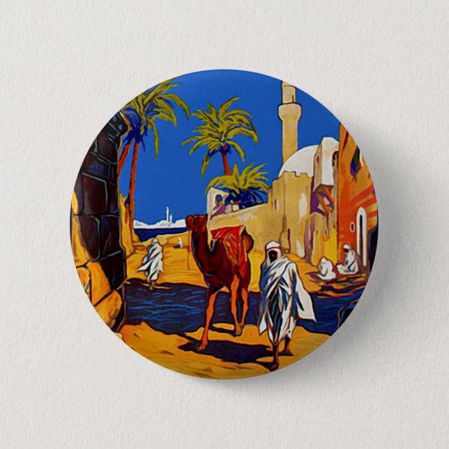 Tripoli - Libia (Libya) 6 Cm Round Badge (Front)