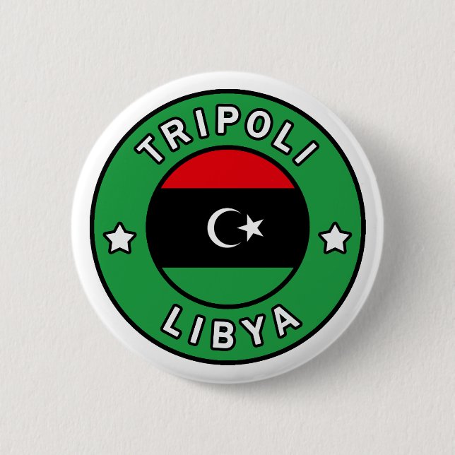Tripoli Libya 6 Cm Round Badge (Front)