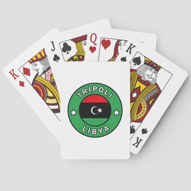 Tripoli Libya Playing Cards (Back)