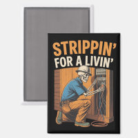 Trippin' for A Livin' Funny Skeleton Electrician