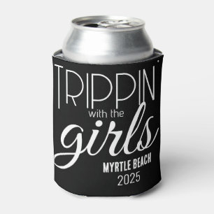 Trippin' with the Girls Personalised Can Cooler