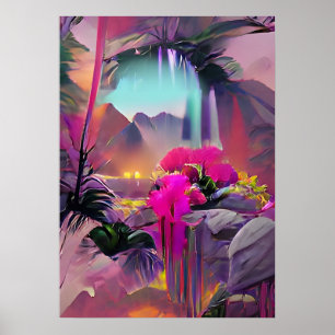 Tripping Balls Art - Psychedelic Places Poster