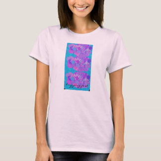 tripping Purple Pansies T-Shirt