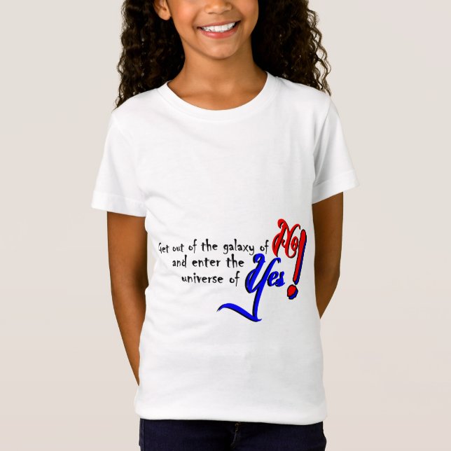 Tripping the Light Optimistic!  T-Shirt (Front)