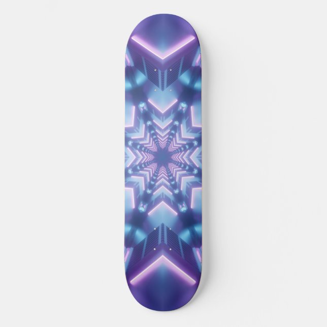 Trippy Art Patterns Skateboard (Front)