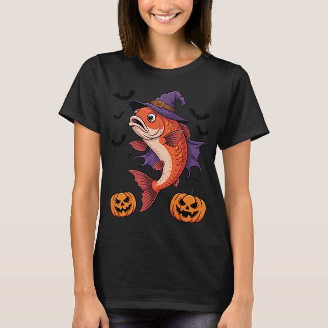 Trippy Betta Fish Vortex T-Shirt (Front)